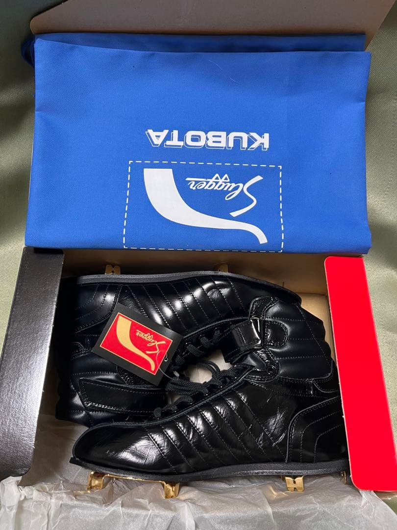 久保田スラッガー 野球スパイク 26.0革底 D-182 日本製 新品未使用