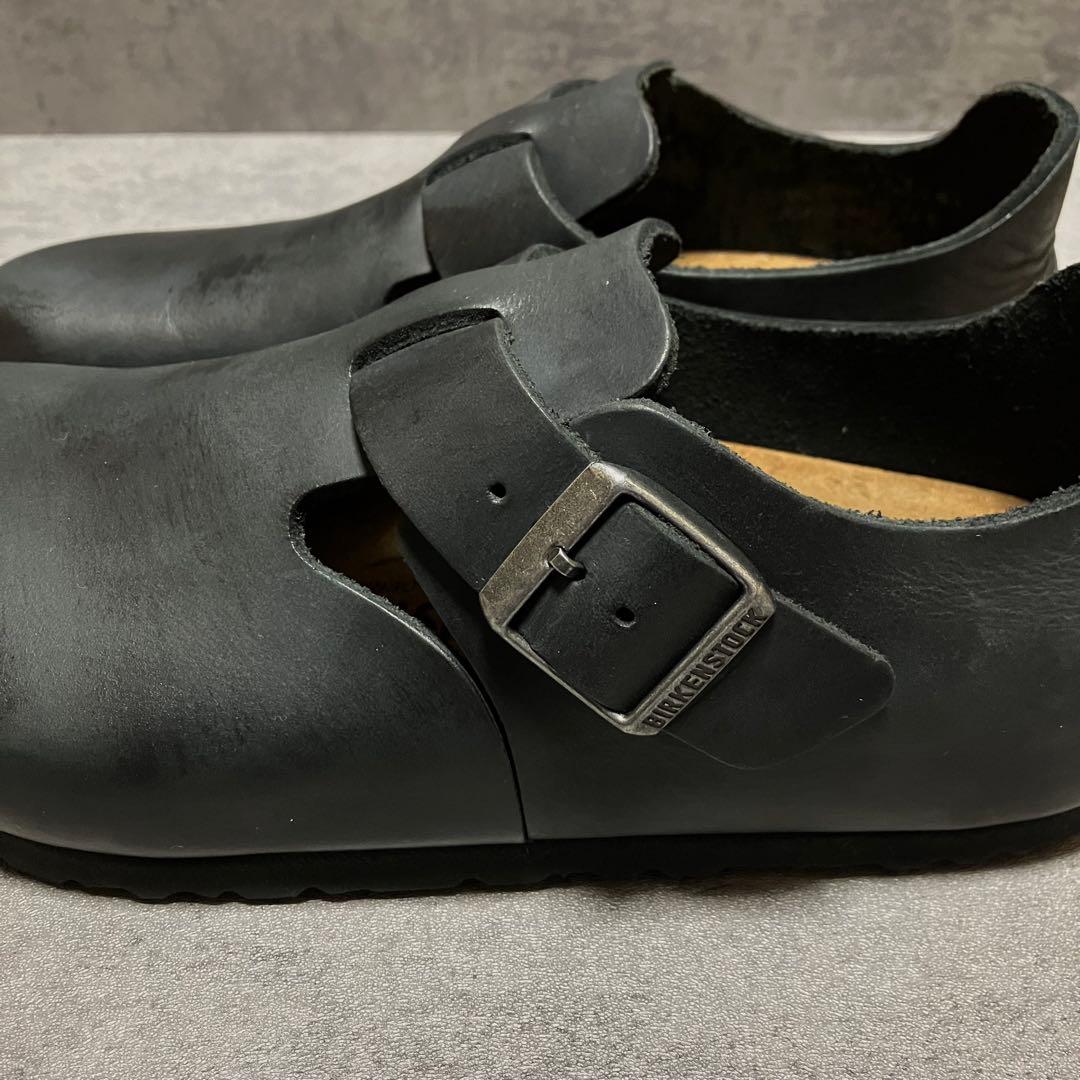 新品　ビルケンシュトック　ボストン　ナロー幅　オイルドレザー　ブラック　2234