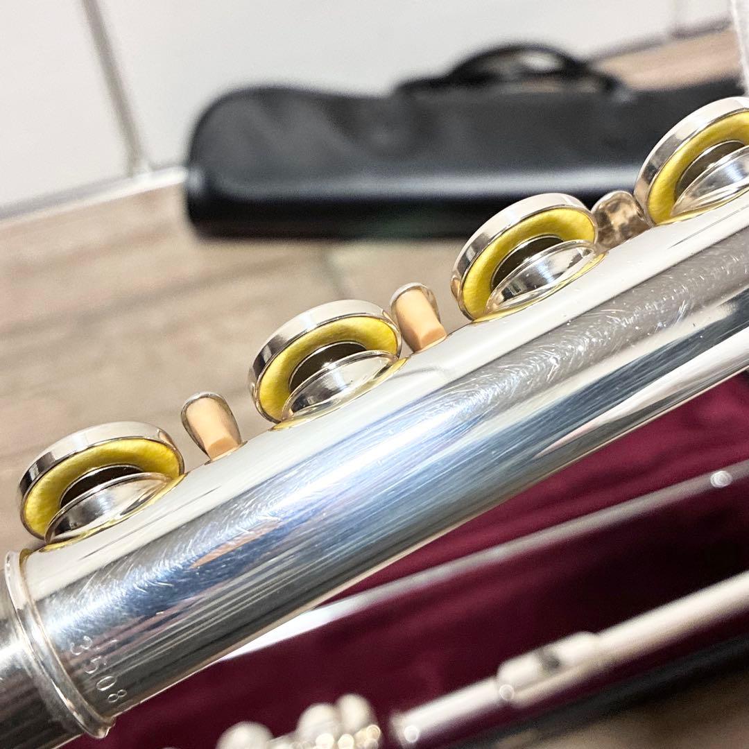 【良品】YAMAHA ヤマハ YFL-311Ⅱ フルート 頭部管銀製 バッグ付