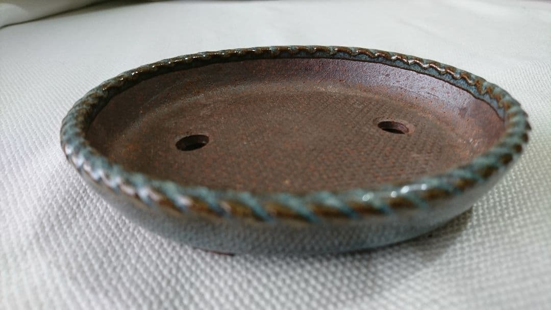 未使用  昭和レトロ  盆栽鉢 ・中国鉢 3