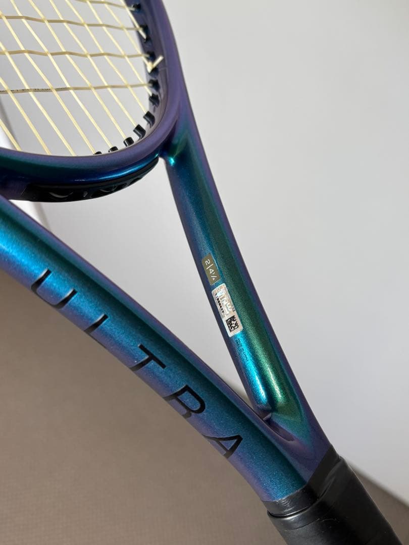 ウィルソン ウルトラツアー95J G2 バイフェイズ張りたて