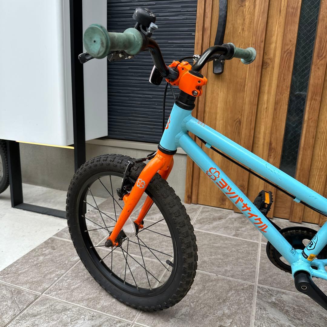 みつき　ヨツバサイクル　18インチ　ラムネブルー　直接手渡し希望
