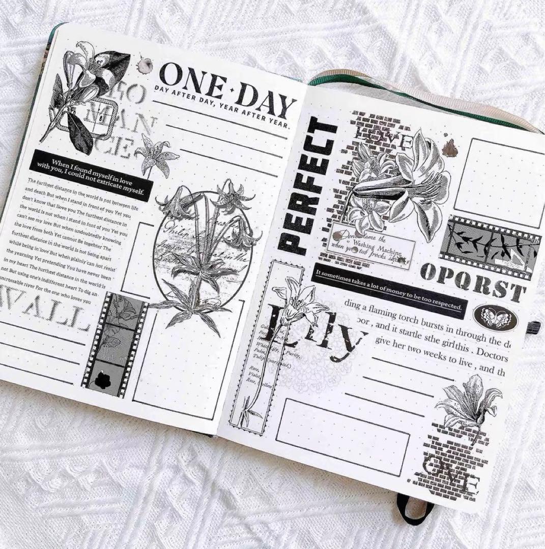 壹洱原创《旧影百合》海外マスキングテープ　マステ 【1871】