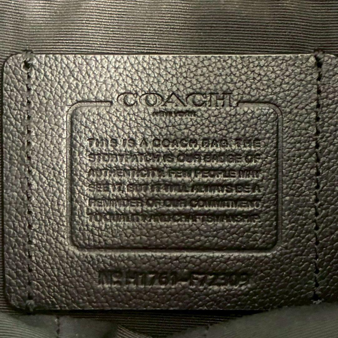 極美品 コーチ ボンド 2way ビジネスバッグ ブリーフ A4可 レザー 黒