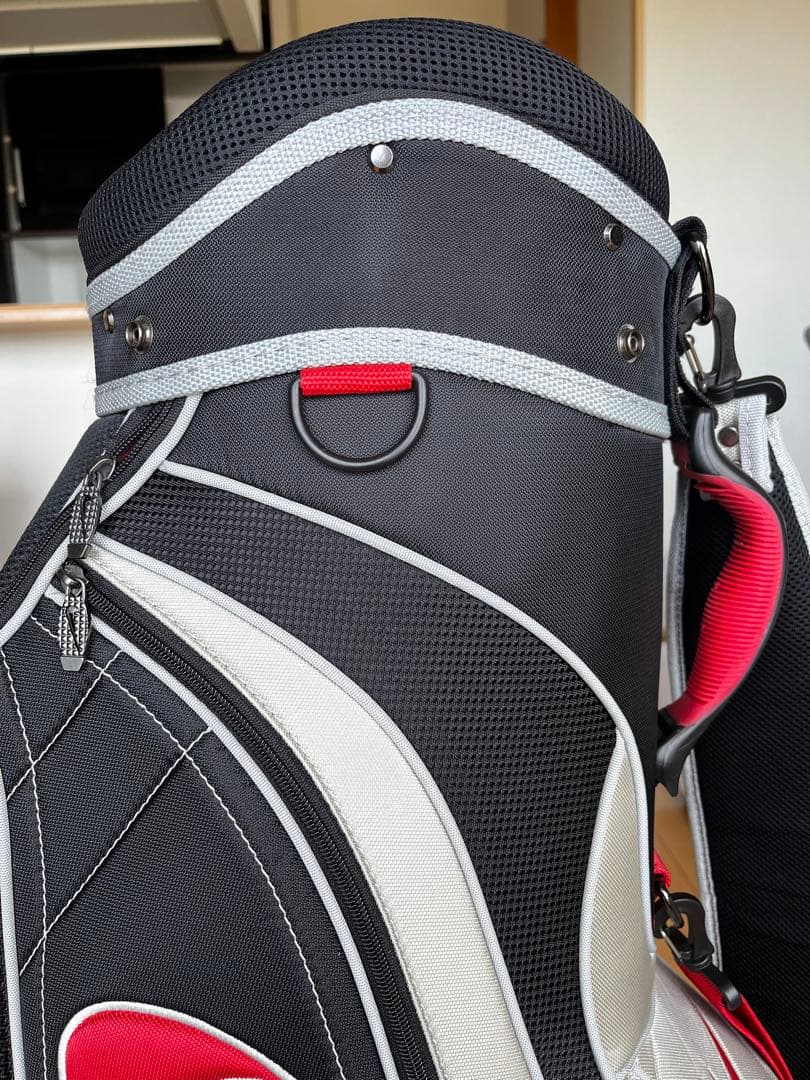 美品完売品　希少ナイキゴルフ　スポーツ　アクティブカートキャディバッグ 黒×赤