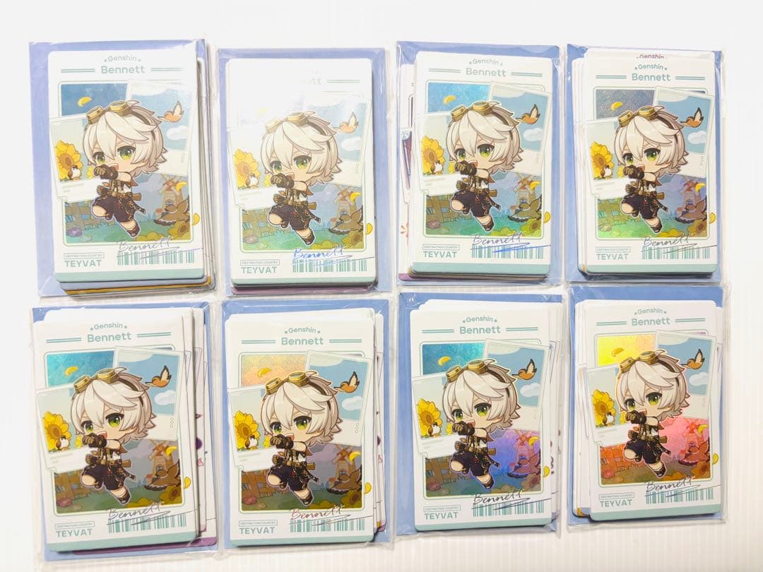 原神 POPUP てくてく冒険 ミニフォトカード 8点セット