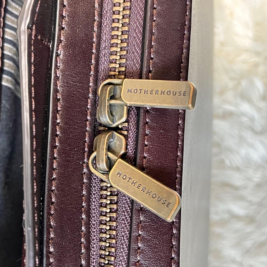 マザーハウス アンティークソラ2 ダークブラウン　ショルダーバッグ　ボディバッグ