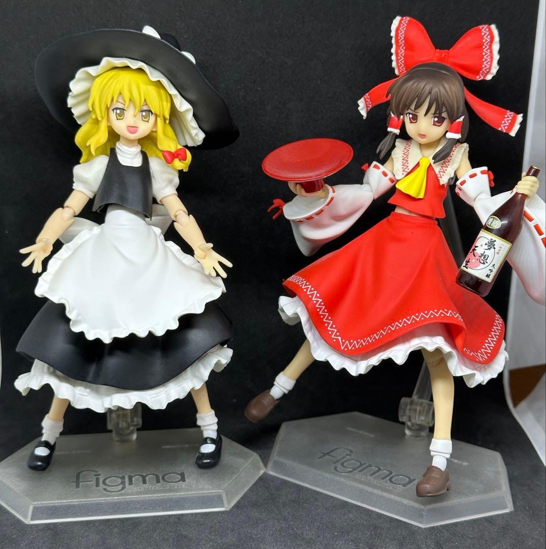 figma 博麗霊夢とfigma 霧雨魔理沙セット