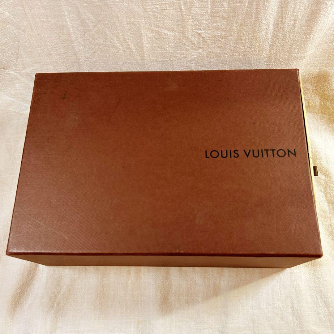 ルイヴィトン　リボン付きブラウンレザー ミュール　即日発送　23cm