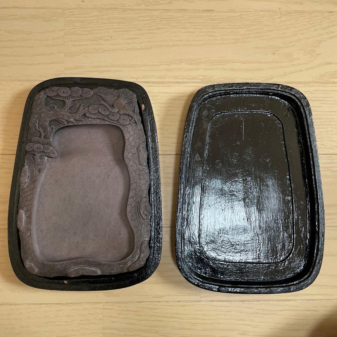 端渓硯　17.5センチ　箱あり　非常によく磨れます