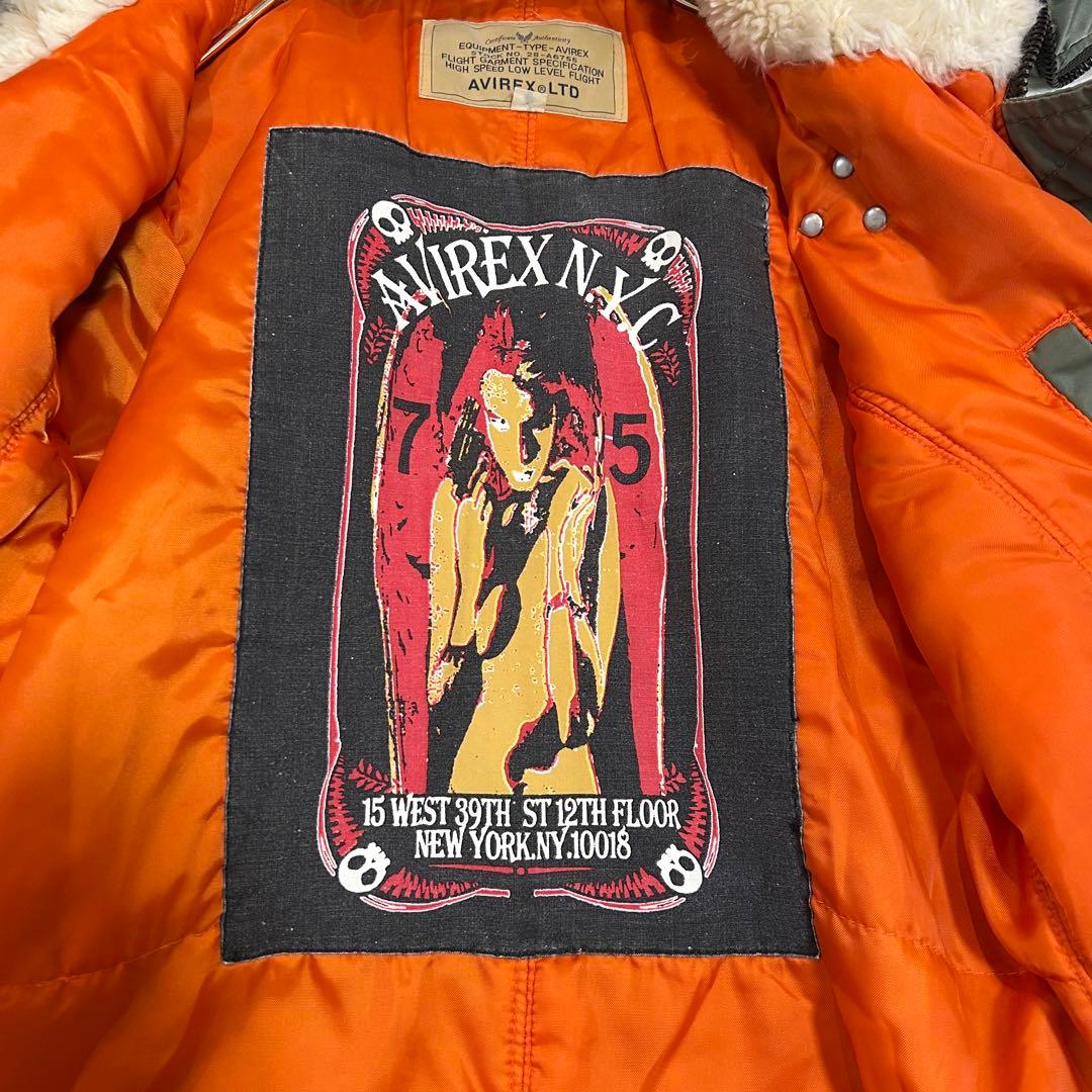 AVIREX ファイヤーマンジャケット N2-B M フライトジャケット