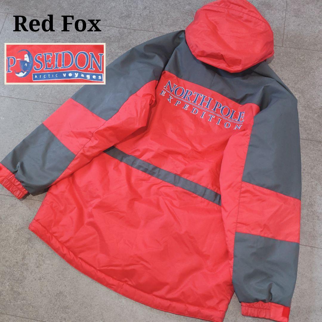 【Red Fox】希少 防寒ジャンパー NORTH POLE ブルゾンフード厚手