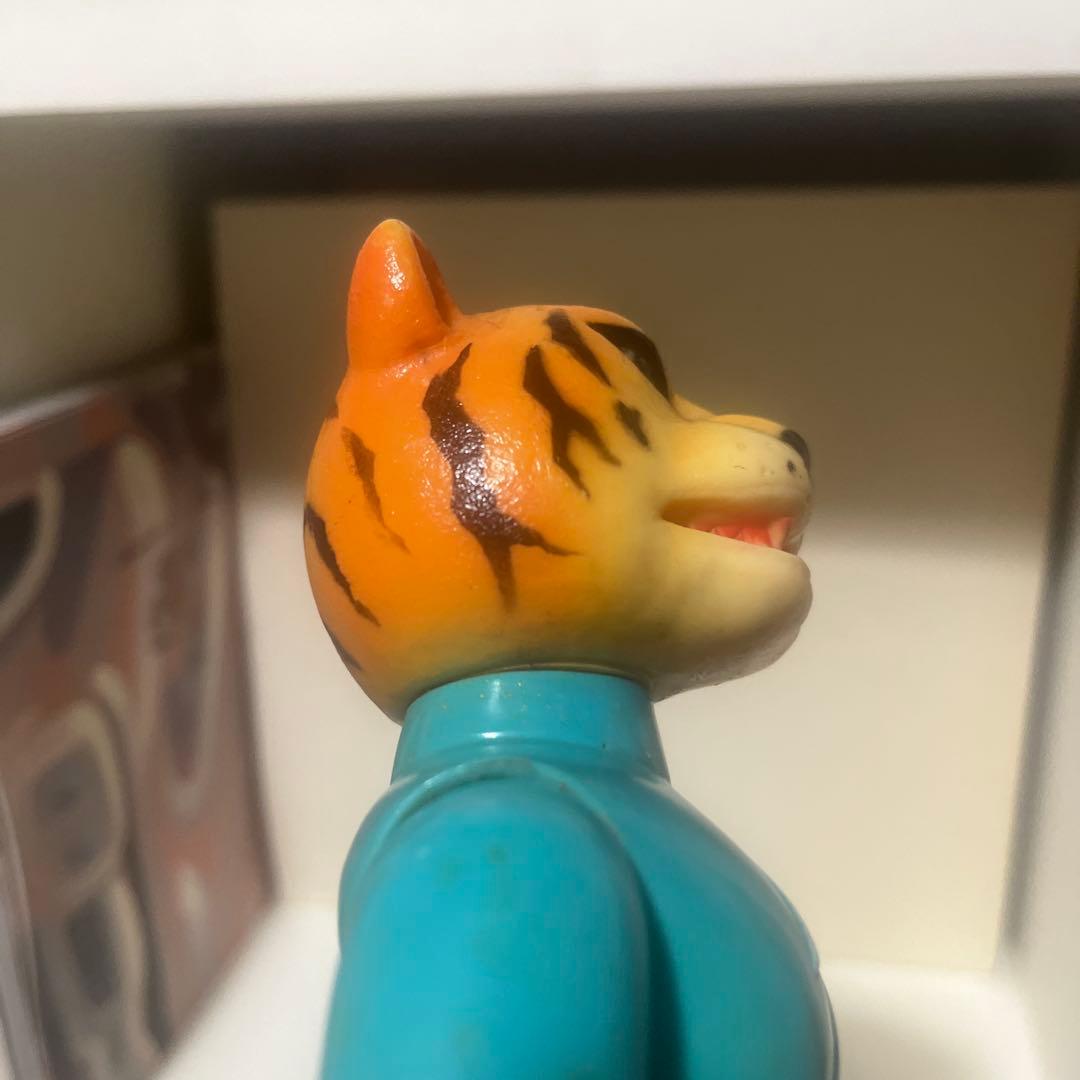 ブルマァク製 鉄人タイガーセブン ファイトグローブ付 ソフビ フィギュア 当時物