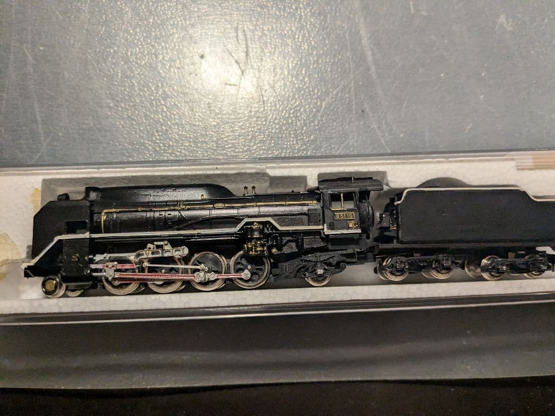 NゲージD51 なめくじ蒸気機関車 ケース付き