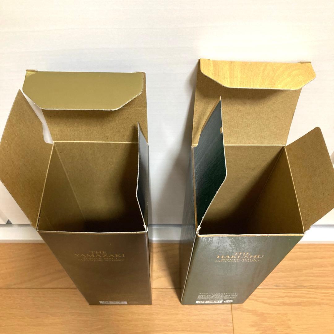 山崎18年＆白州18年　空箱セット