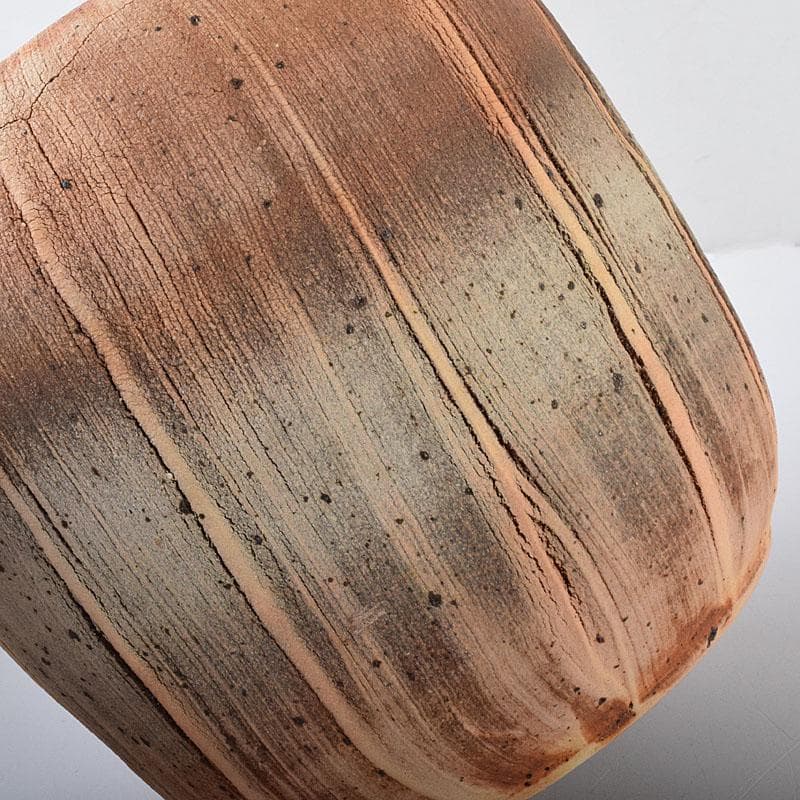 茶道具　長島焼　久村俊英作　水指　共箱　C　7346C