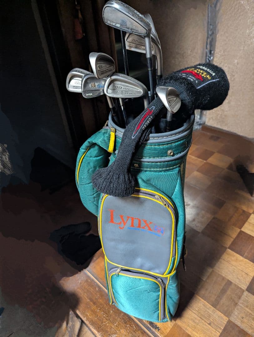 ゴルフバック&クラブ10本セット　メンズ