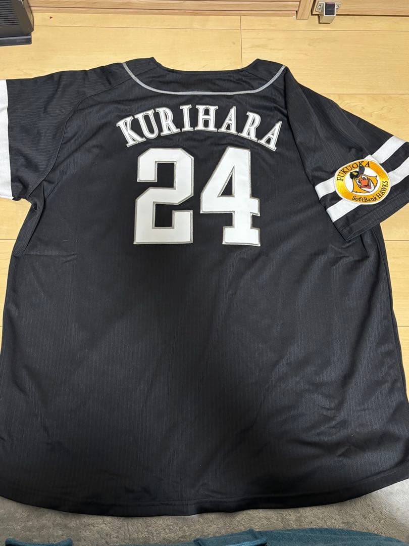 ソフトバンクホークス 栗原陵矢 ユニフォーム ビジター xl