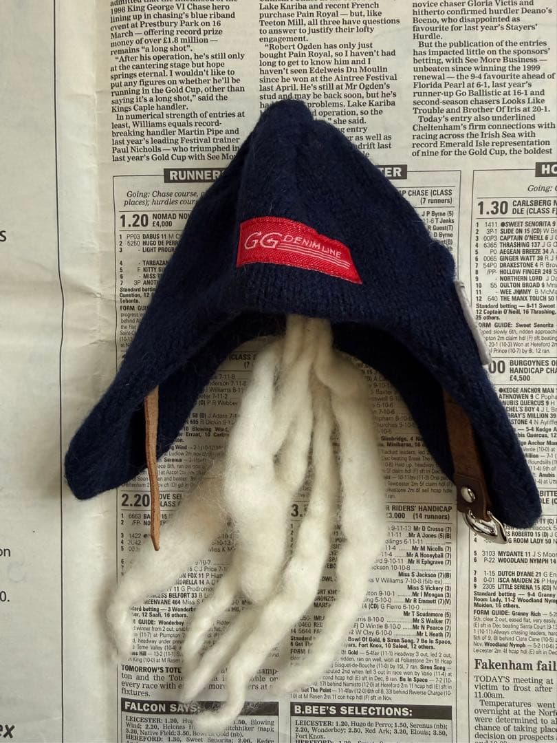 おまとめ2点　　アトリエGG FLIGHTKNITCAP 2½