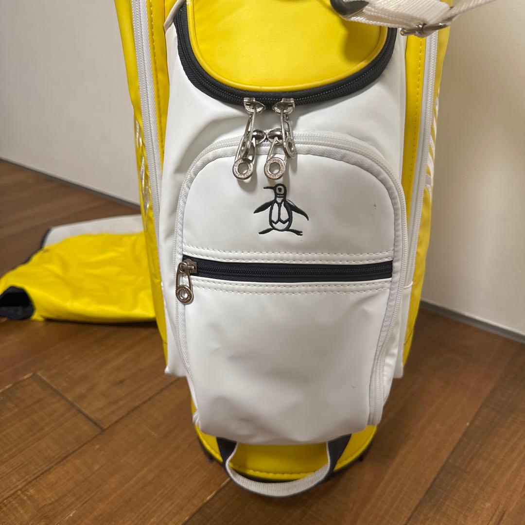 マンシングウェア　キャディバッグ　イエロー