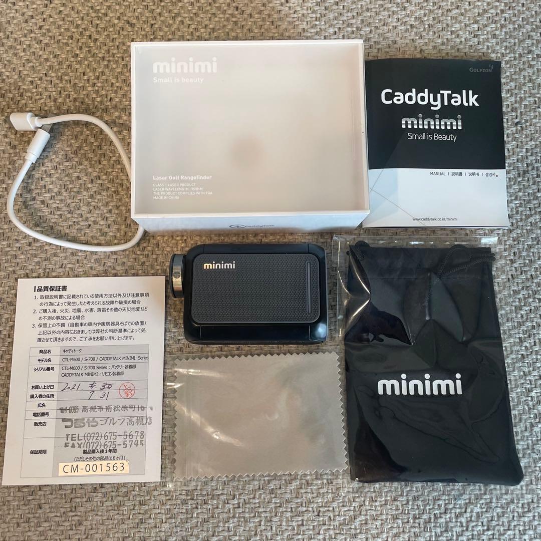 ゴルフ レーザー 距離測定器 CaddyTalk minimi