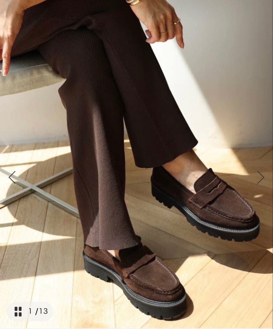 ★新品・未使用★【CAMINANDO/カミナンド】SUEDE LOAFER