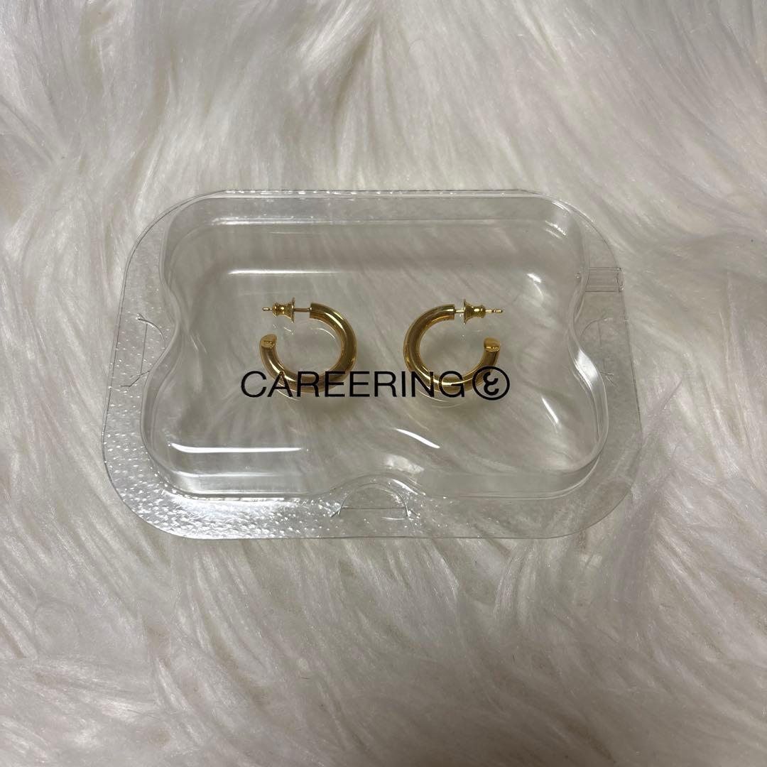 CAREERING PLACEBO 701 ピアス ゴールド 両耳 付属品完備