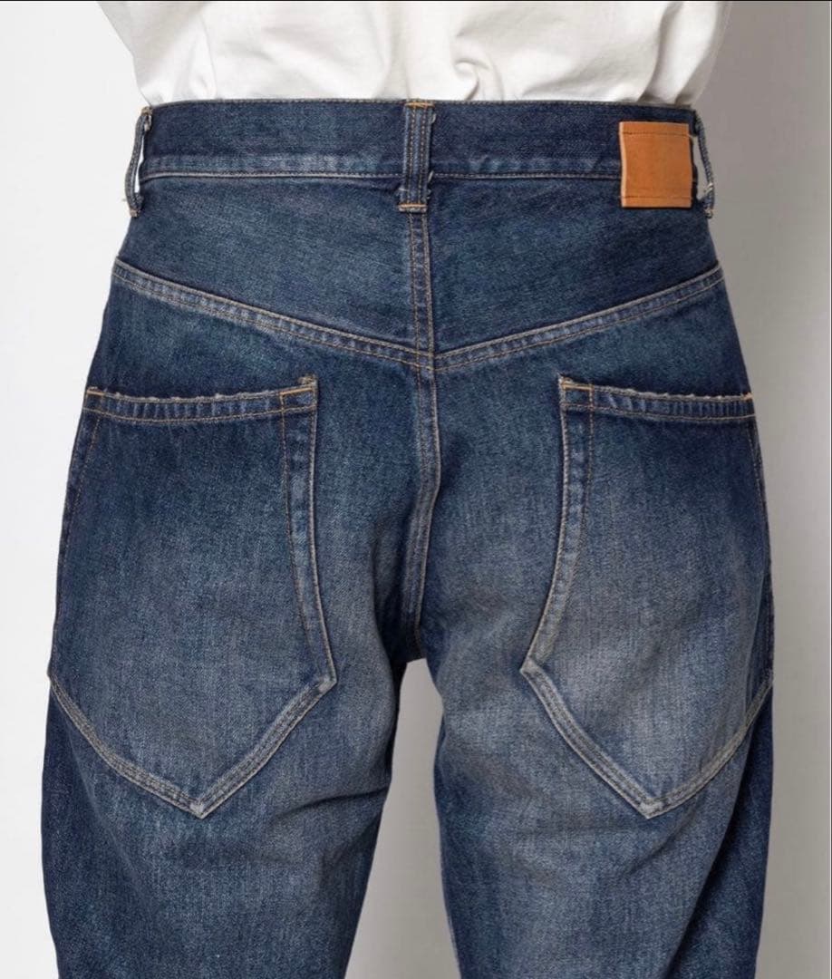 パンツ KHOKI 3D cutting denim pants size 1