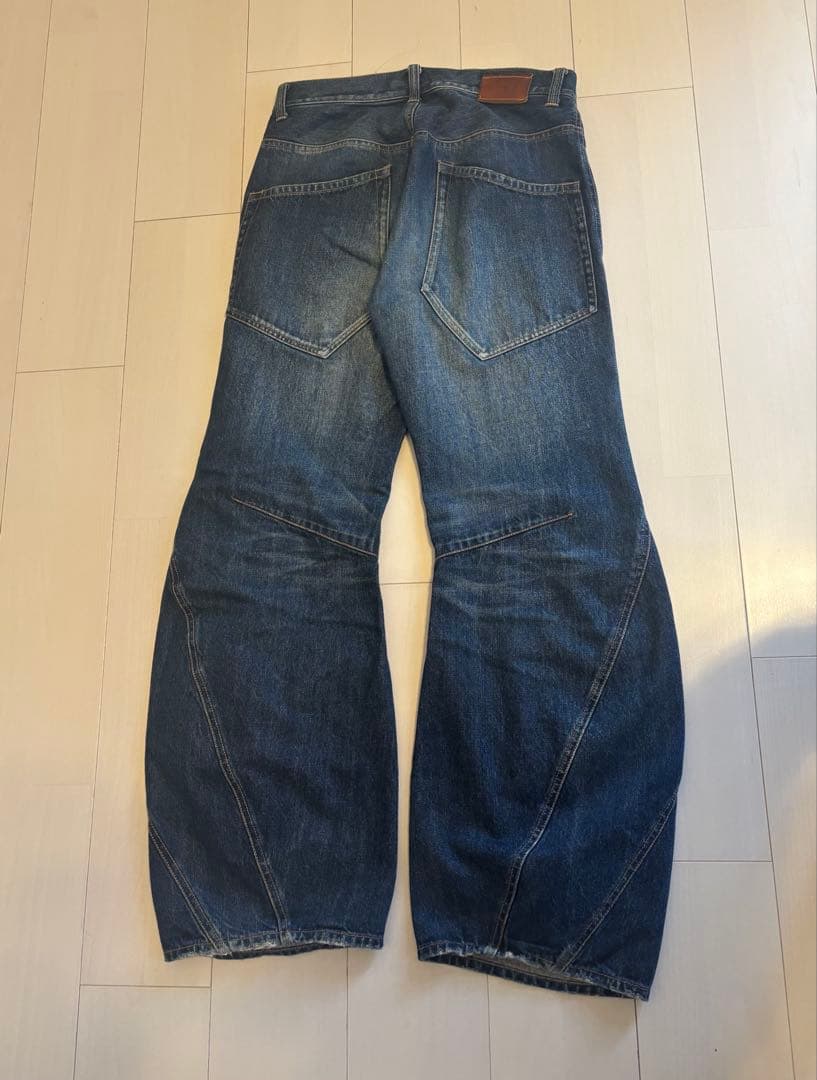 パンツ KHOKI 3D cutting denim pants size 1
