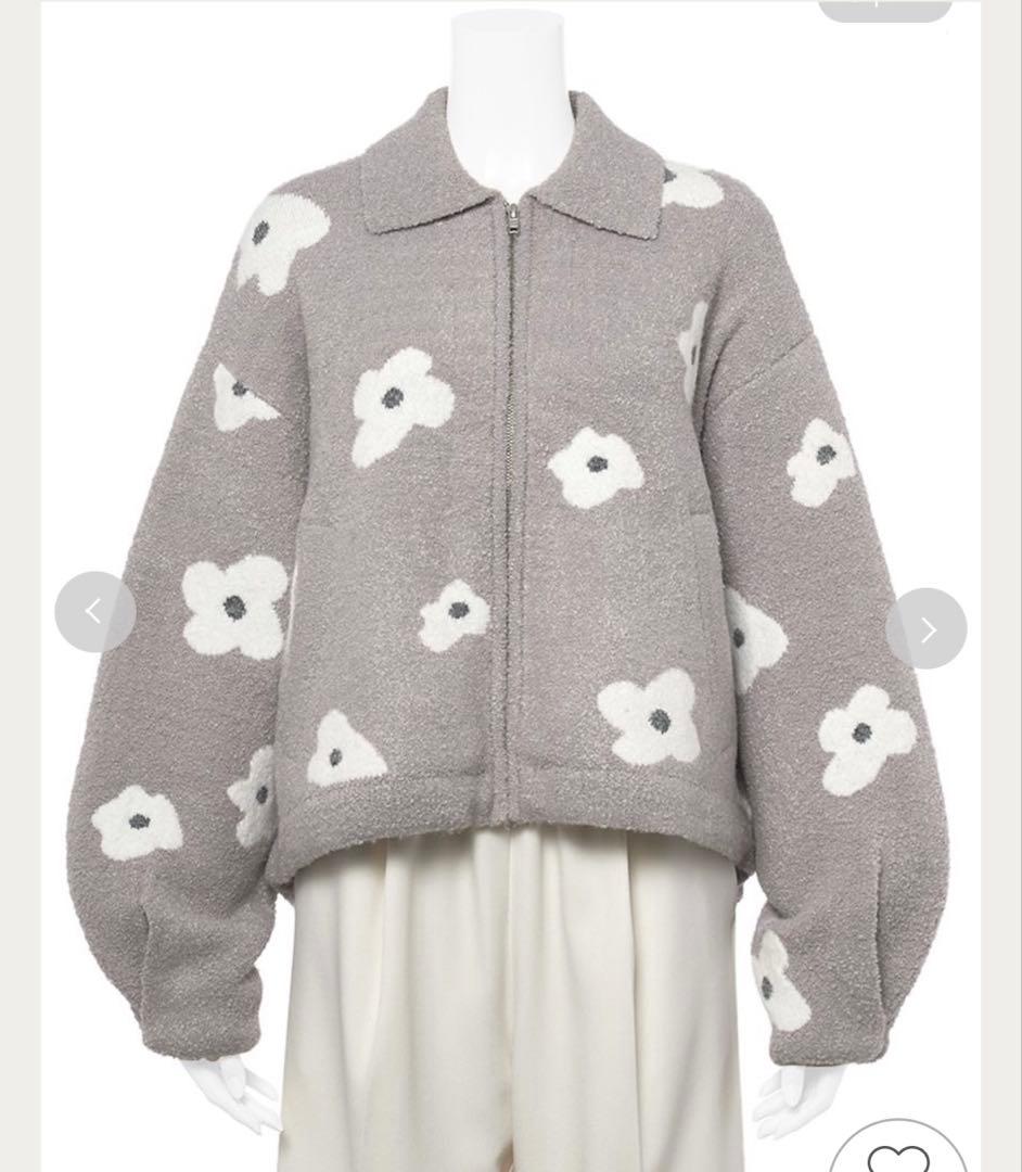 emmi エミ　ブルゾンライクカーディガン