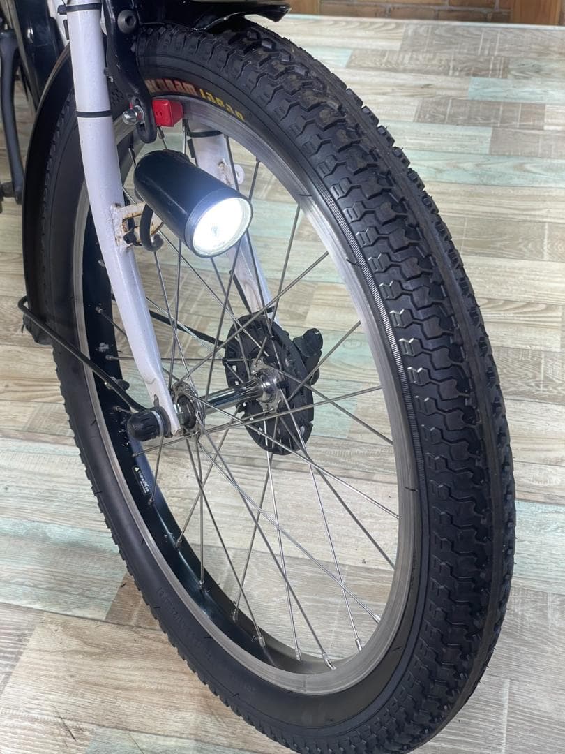 超特価 ホワイト系 ヤマハ PAS 子供乗せ電動アシスト自転車 H3376