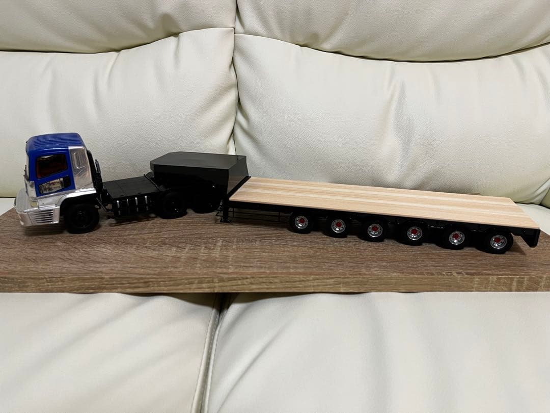 1/32 6軸トレーラー　舵切り　重量物運搬