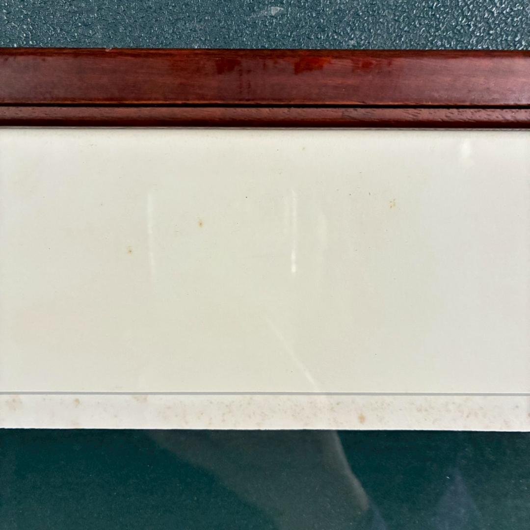 宮本秋風「十六夜月」木版画 直筆サイン・印章・エンボス印有 人気木版画家