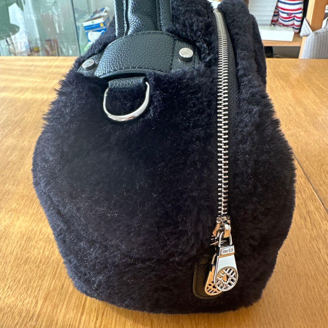 ムータマリンM Mロゴ入りファー カートバック