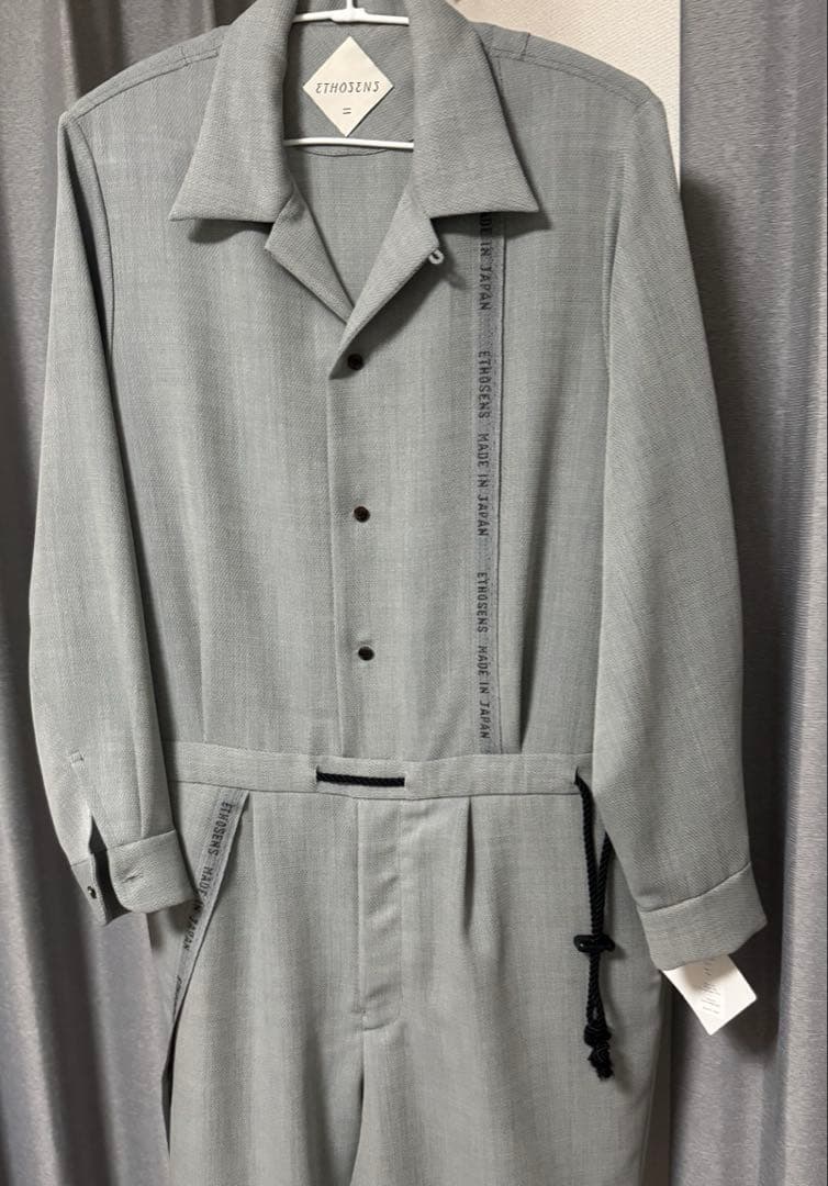 パンツ ETHOSENS ear name jumpsuit