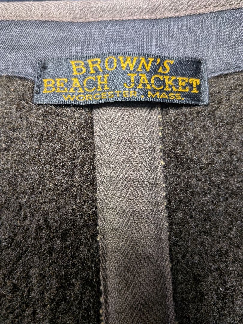 【ボタン難有り】フルカウント ブラウンズ ビーチクロス ベスト 40