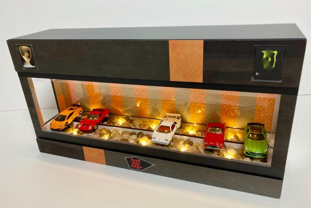 花崗岩、テラコッタ＆ストーン・ディスプレーBOX / スタイリッシュジオラマ