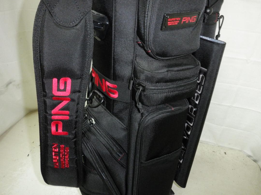 PING★ピン★マルチポケット★9.0型★良品★カート(BK)