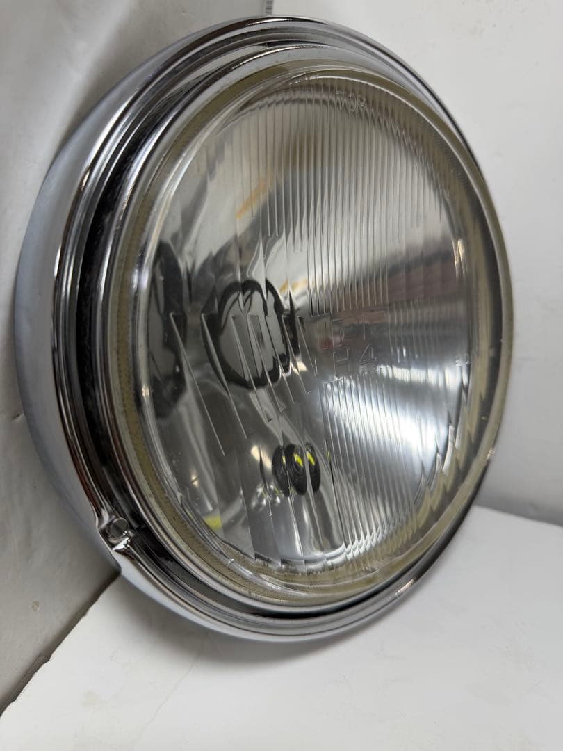 当時物IPF凹みレンズ付ヘッドライトレンズ/シビエマーシャルCIBIE