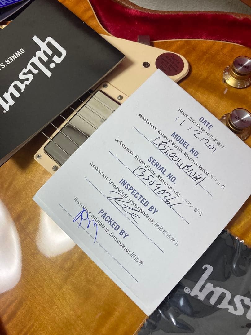 ギブソン　レスポール　スタンダード　美品未使用に近い