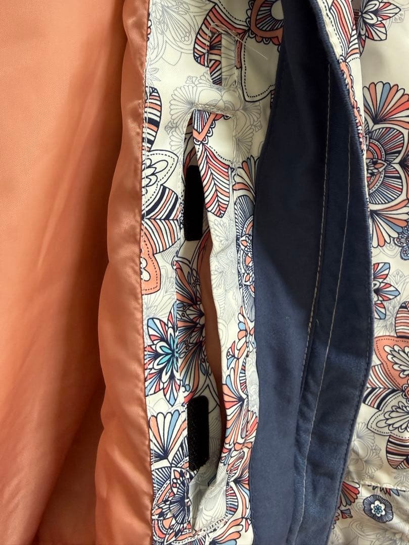 【Roxy】ロキシー　花柄スノーボードウェア　上下セット