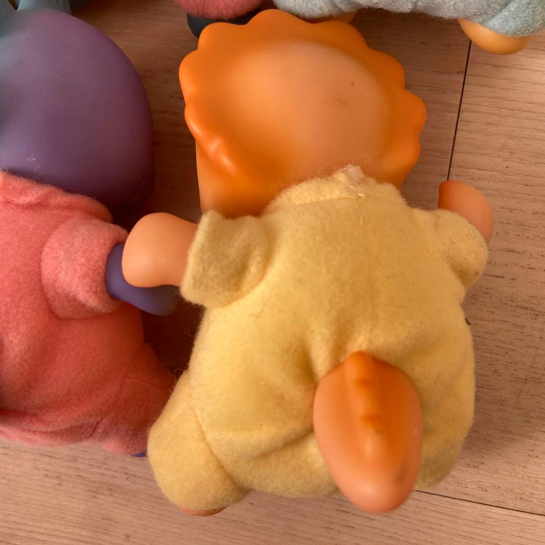 レトロ　恐竜の赤ちゃん　ソフビ　アンティーク　pote 玩具　人形　当時物レア