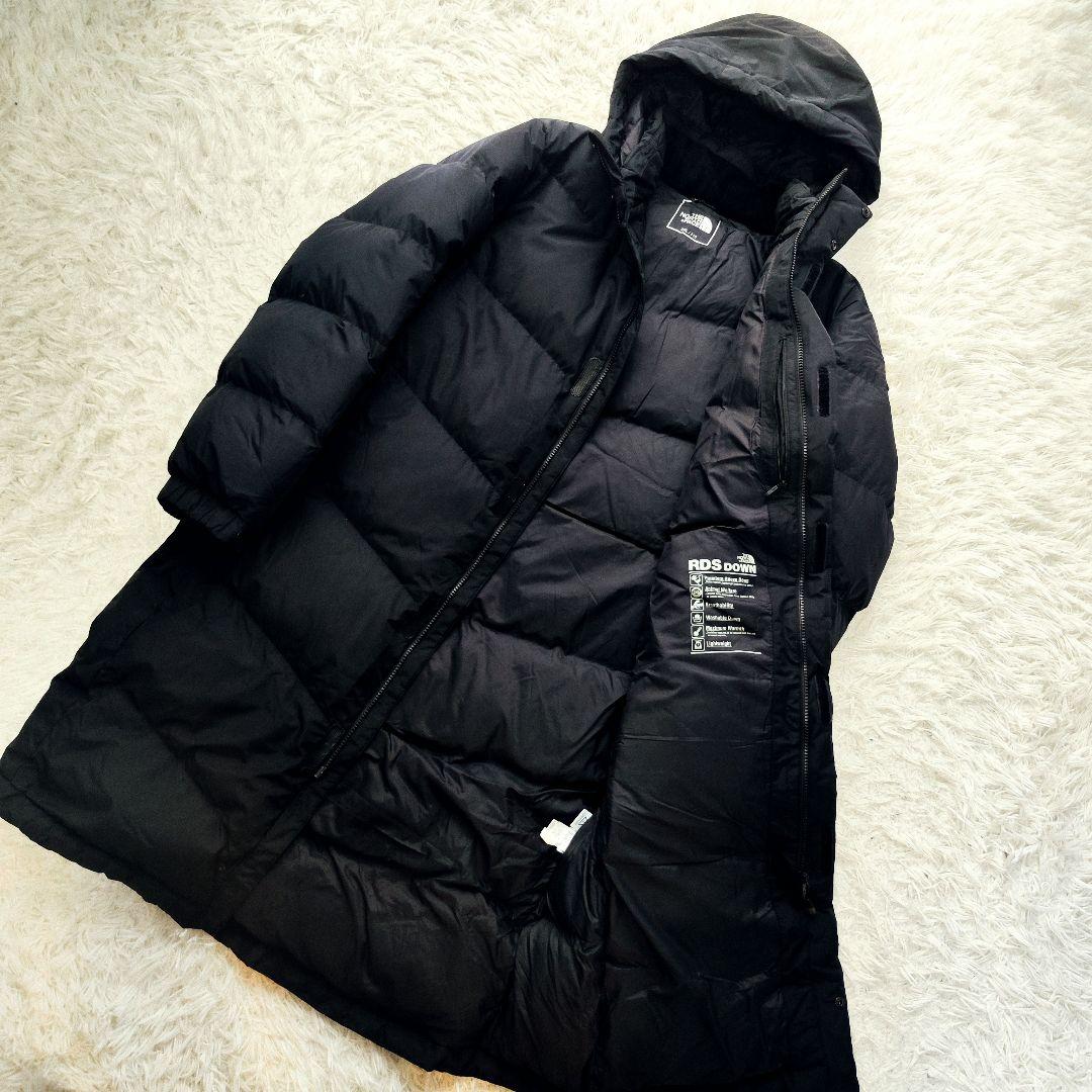 【希少2XL】ノースフェイス★ダウンコート ボックスロゴ ダウン ロング