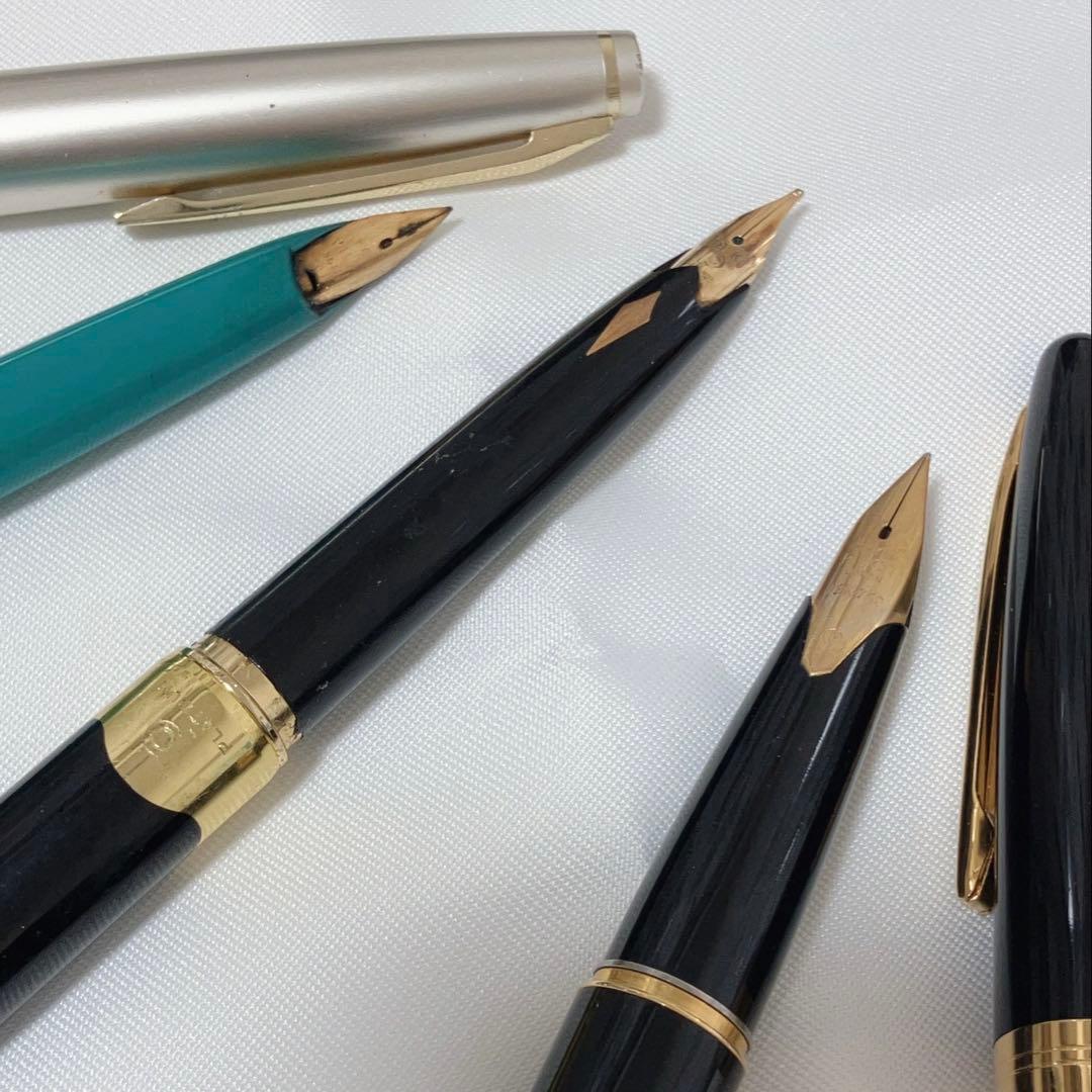万年筆 まとめ 18k 750 刻印 PLATINUM PILOT レトロ