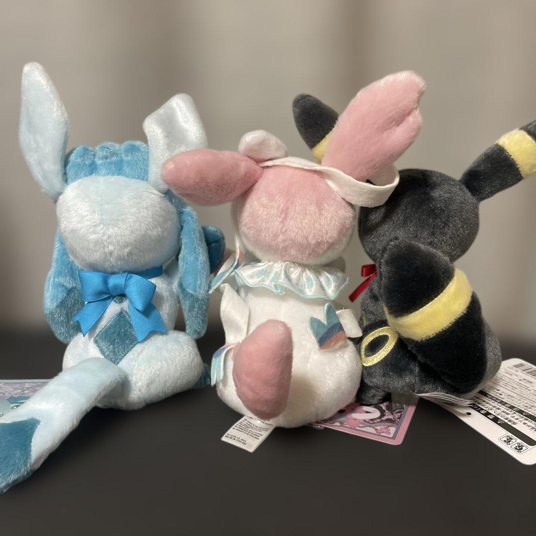 グレイシア ニンフィア ブラッキー ぬいぐるみセット イーブイコレクション