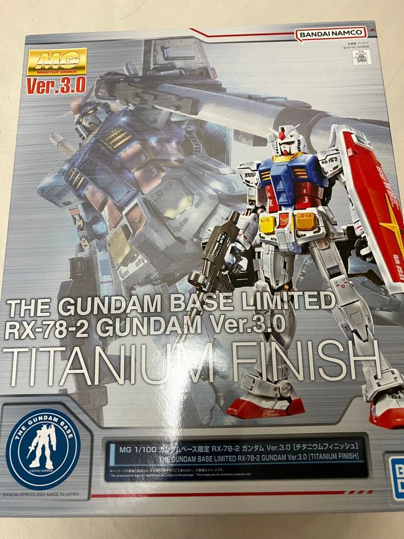 MG RX-78-2ガンダムVer.3.0 ガンダムベース限定チタニウム組立途中