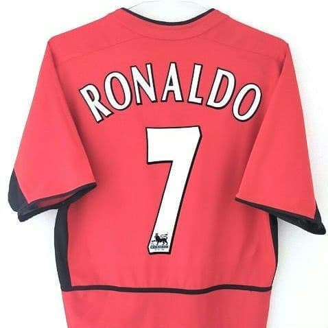 【激レア】マンU クリロナ 03/04 ユニフォーム Mサイズ