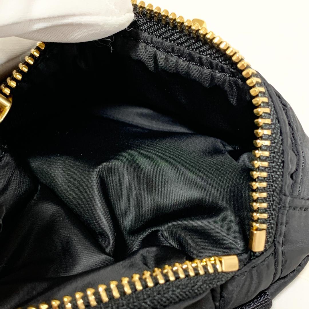 新品タグ付　シータパランティカ　ボディバッグ　ポーチ　ナイロン　ゴールド金具　黒