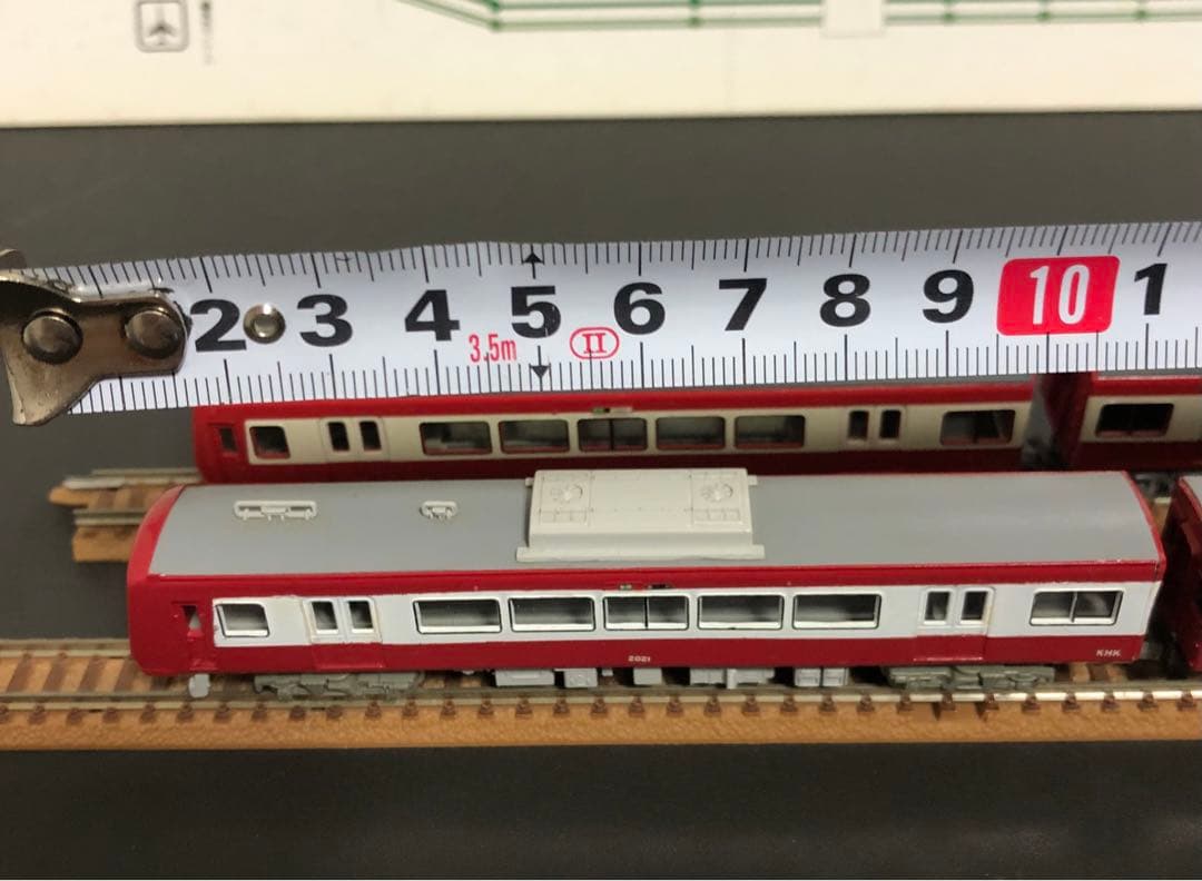 管理番号1634 京急2000形2扉車 Nゲージ未塗装キット組立品4両