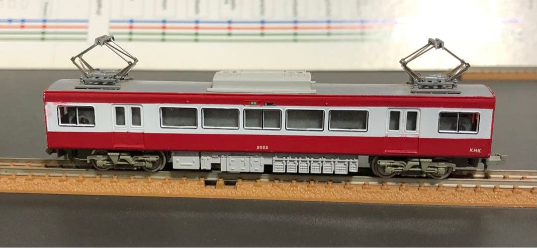 管理番号1634 京急2000形2扉車 Nゲージ未塗装キット組立品4両